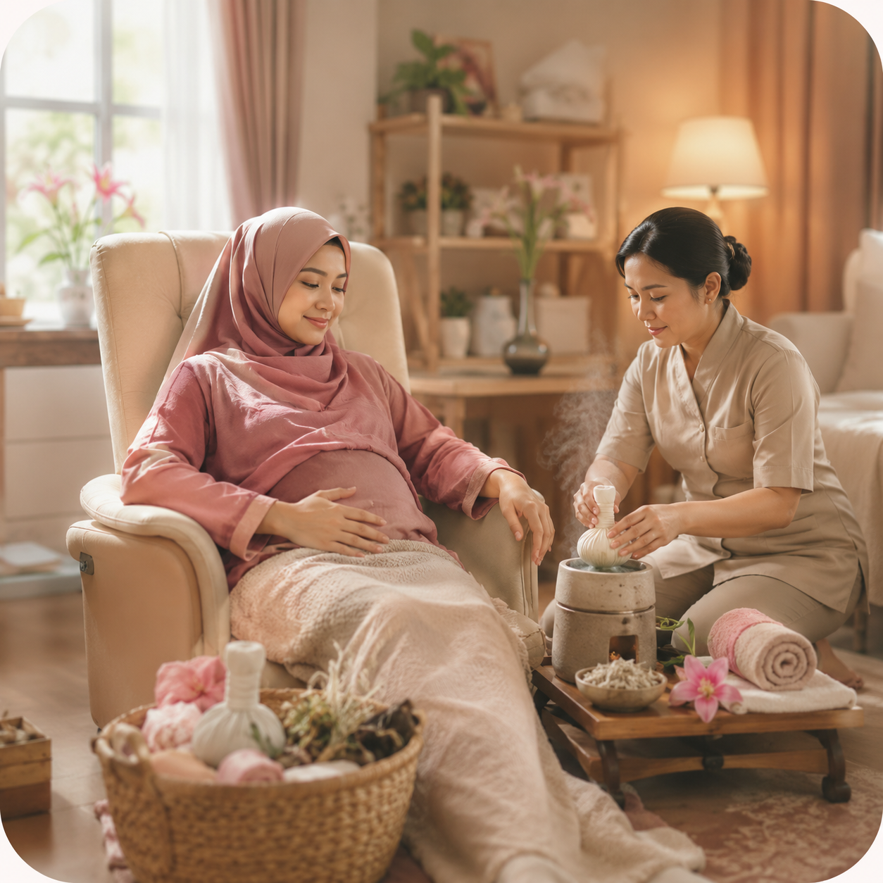 Penjagaan ibu selepas bersalin Drich Mama Care